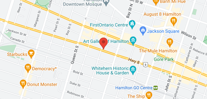map of #402 -150 MAIN ST W
